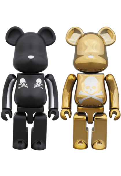 MEDICOM TOY - BE@RBRICK 超合金 mastermind JAPAN 2pack SILVER