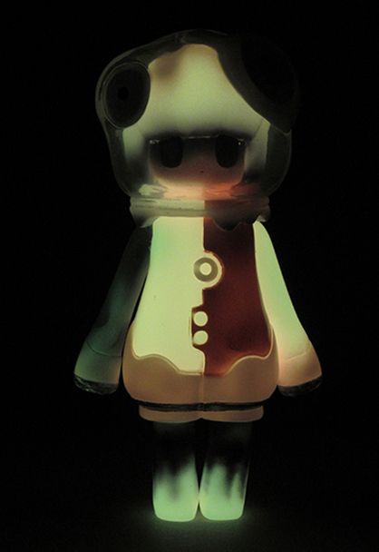 MEDICOM TOY - Three Wax/0.0 宇宙カエル ユメミル 1/6計画別注GIDカラー