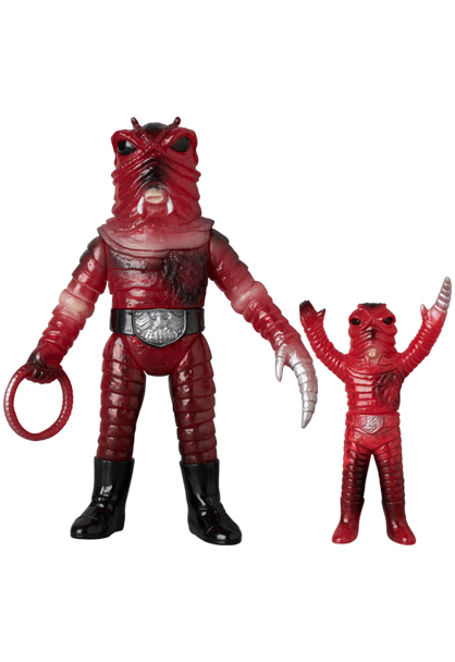 MEDICOM TOY - ミミズ男(新色クリア)+ミニソフビ