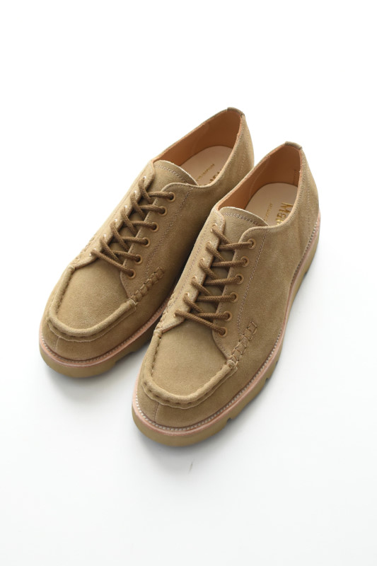 SALE!】Marbot (マルボー) HALF-MOCCA SHOES [BEIGE/SUEDE]