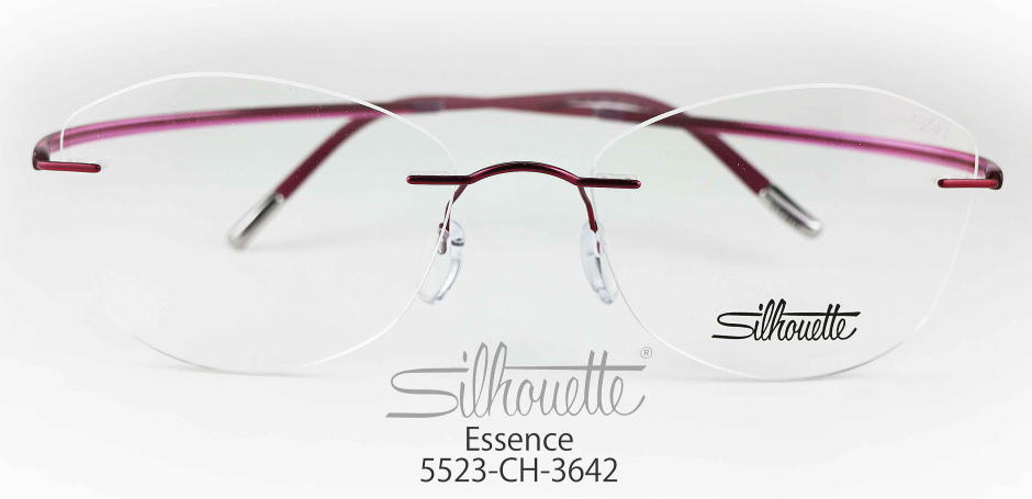 レディースシルエットフレームESSENCE5523-CH-3642/正規販売店全国対応