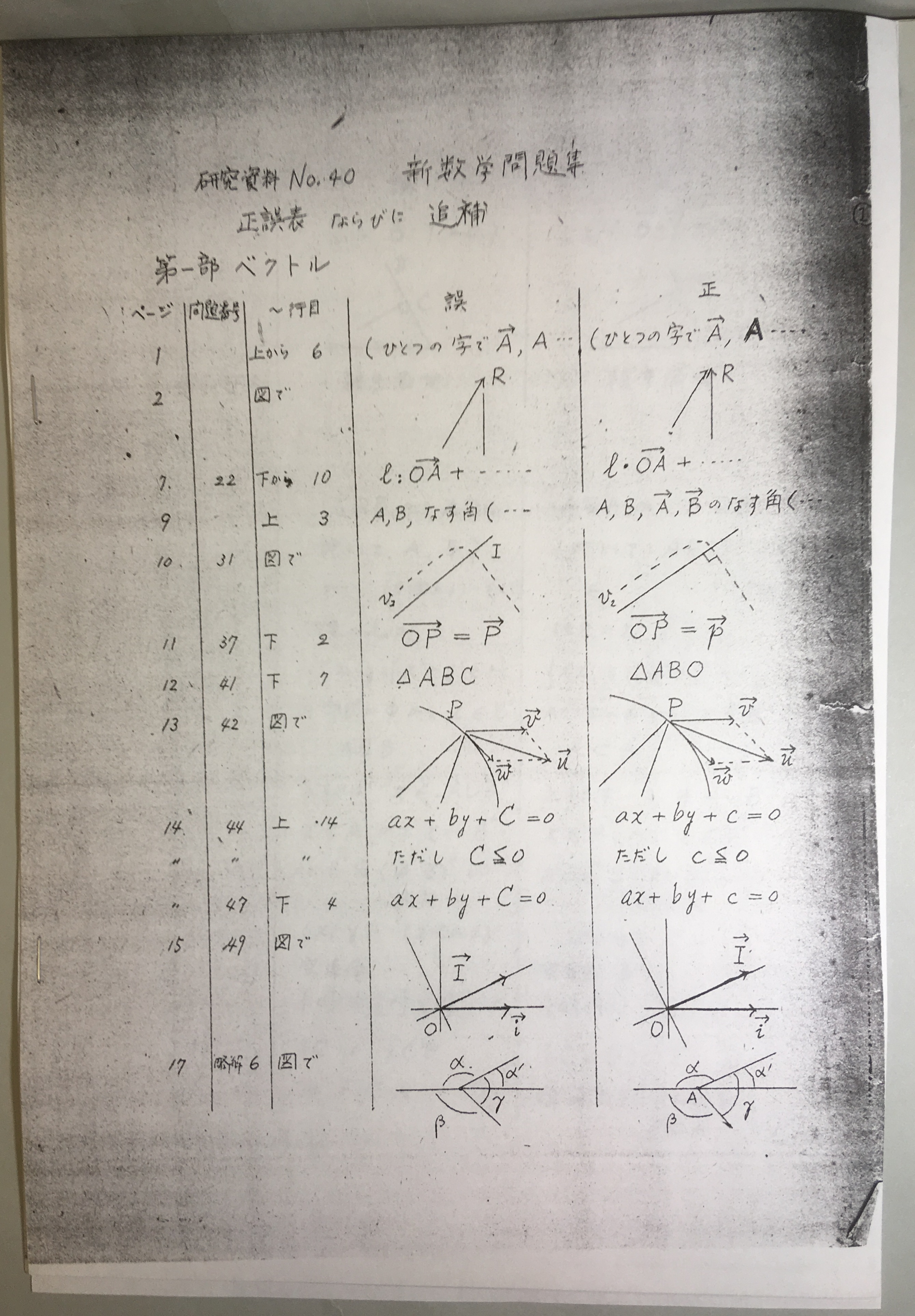 明倫館書店 / 昭和39年度 新数学問題集 （研究資料No.40）