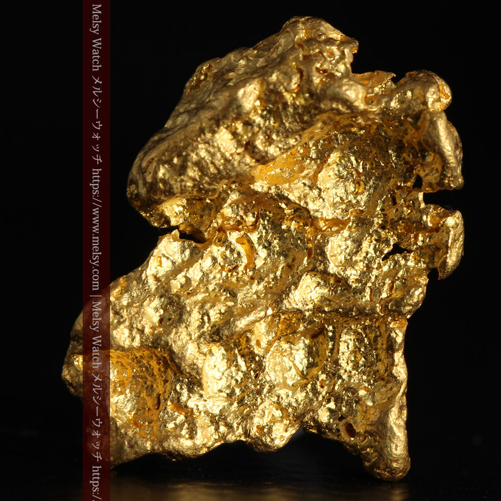 4.56gの大きさのある輝きの綺麗な自然金