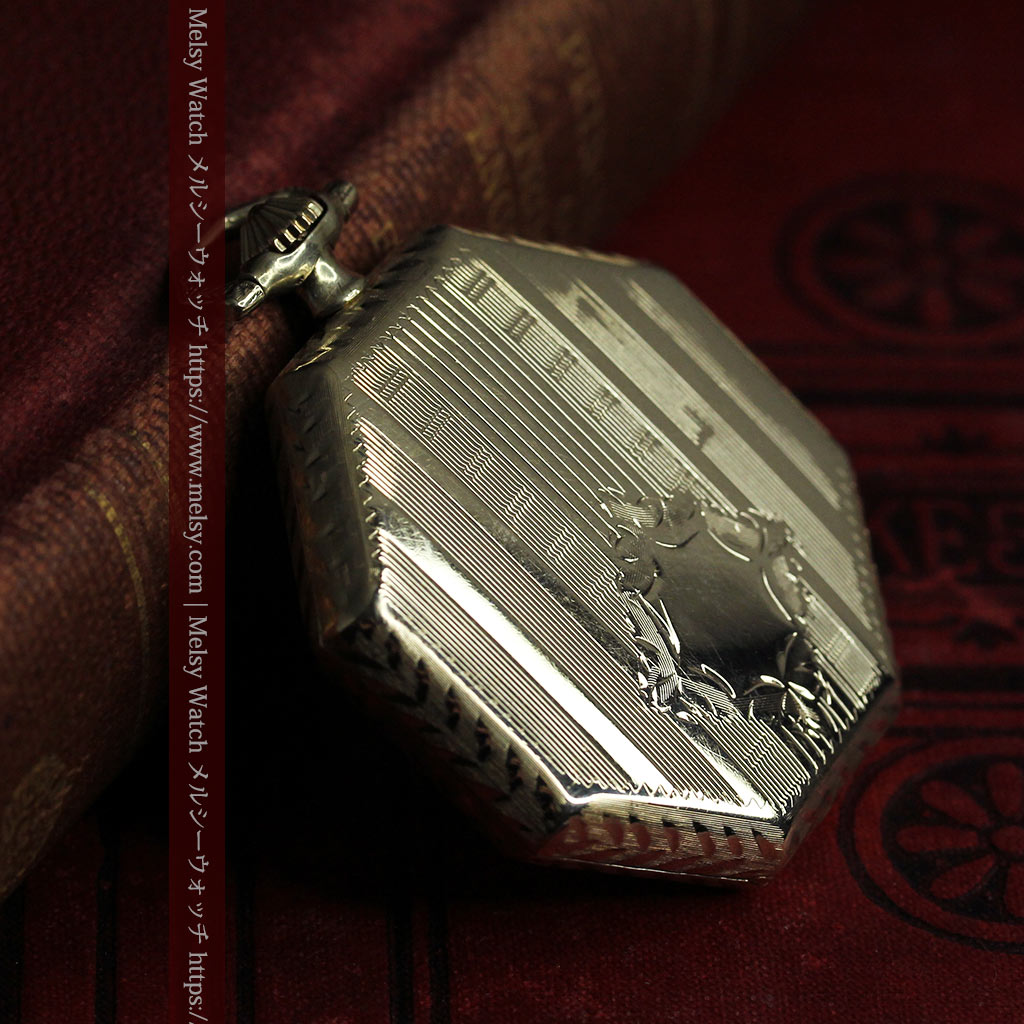 WALTHAM 八角形懐中時計 ゴールド WALTHAM 八角形懐中時計 ゴールド