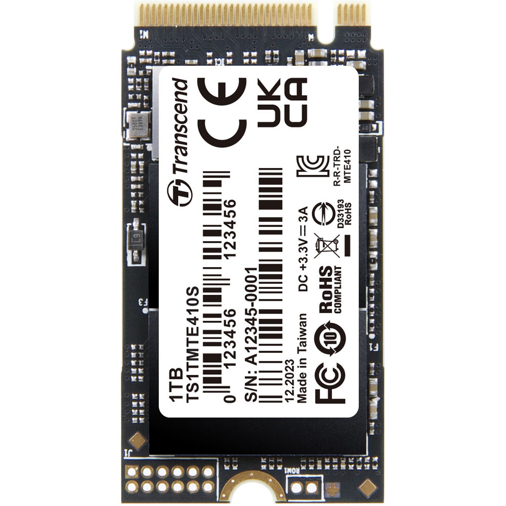 1TB Transcend 410S NVMe PCIe 4.0 M.2 2242 Gen4 x4 Internal SSD