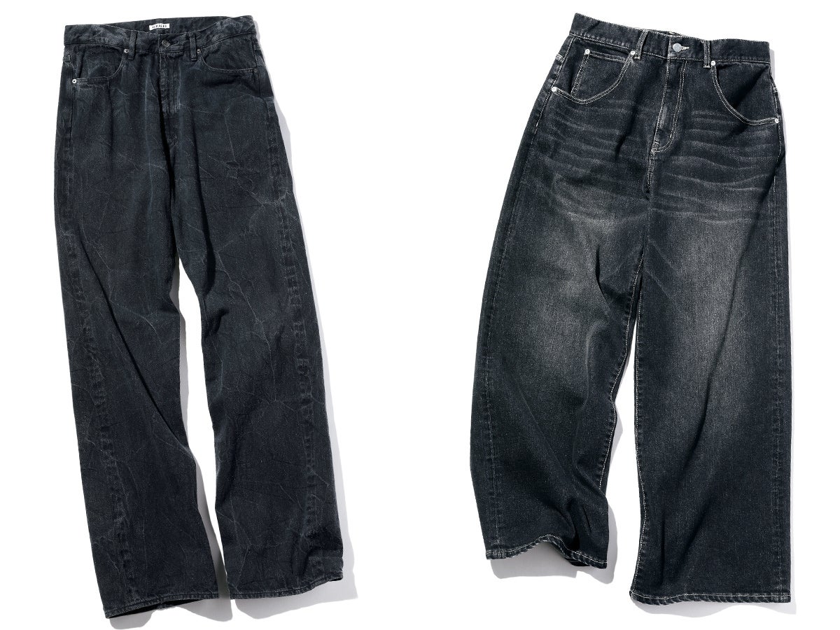 黒だからいいってもんじゃない。オーラリー…、生地感で選ぶ最旬