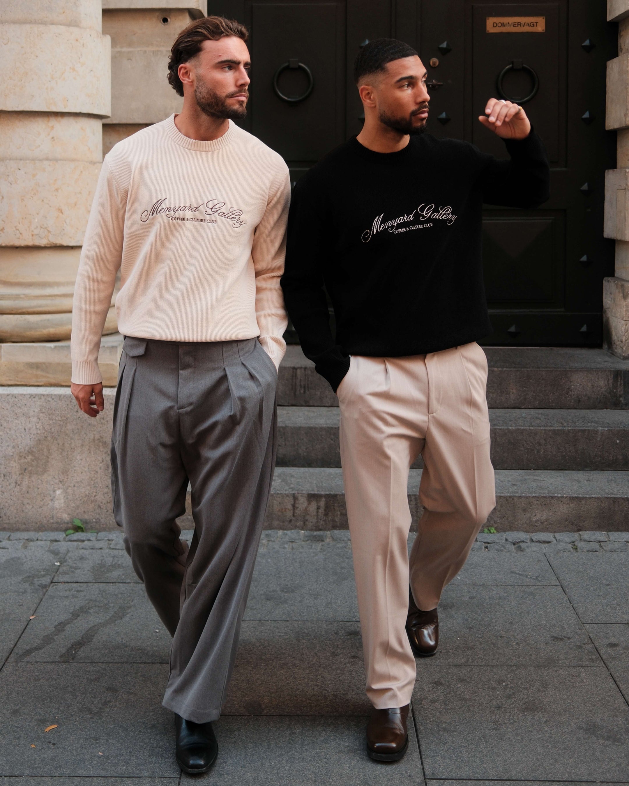 Culture Knitted Crewneck - Creme| Menyard ®