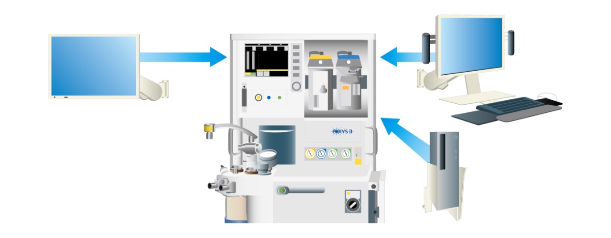 麻酔器 メラ吸入麻酔システム PIXYSⅡ - MERA 泉工医科工業株式会社