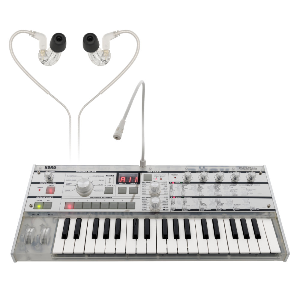 KORG アナログシンセサイザー microKORG CR【ワイヤレスイヤーモニター】