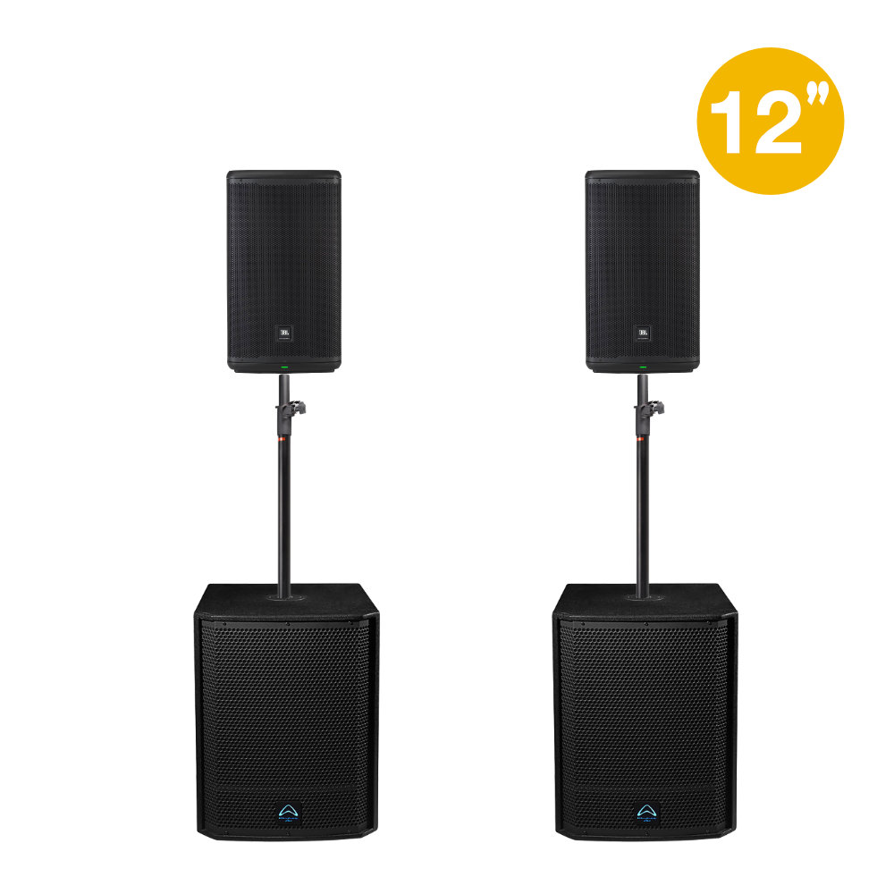 JBL パワードスピーカー EON712 サブウーファーセット【福山楽器