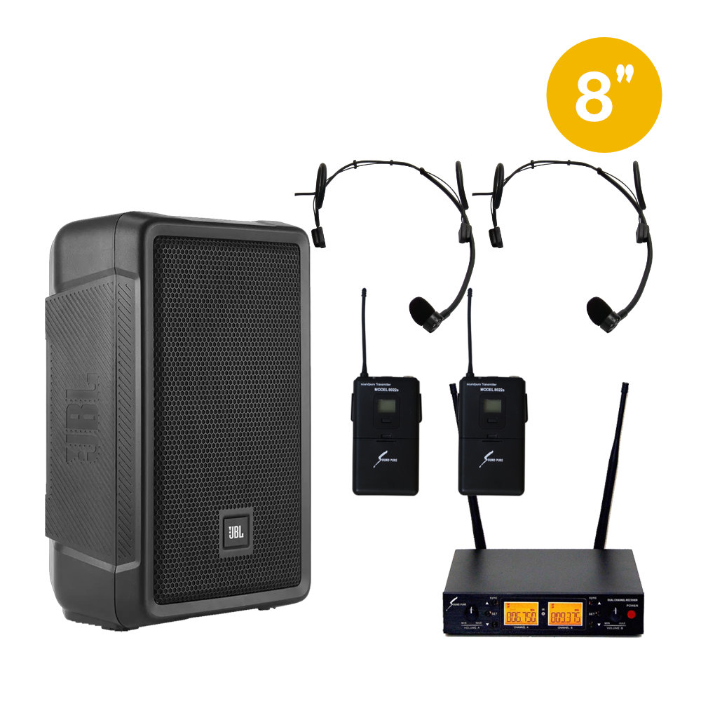 JBL パワードスピーカー irx108BT Y3 ワイヤレスヘッドマイク 2個