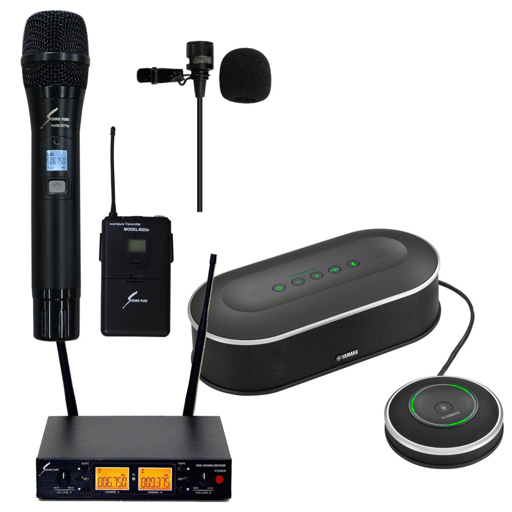 YAMAHA USB接続対応スピーカー YVC-1000(ワイヤレスマイク1本＋