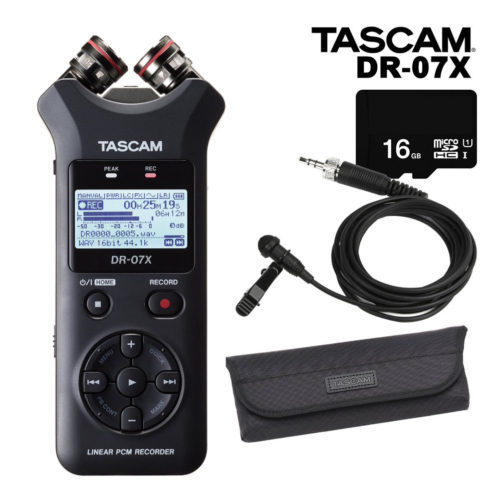 TASCAM オーディオインターフェイス機能内蔵 リニアPCMレコーダー DR