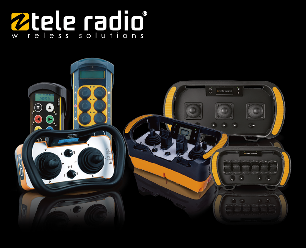 産業用無線リモコン tele radio - 油圧機器・自動車関連機器の専門商社