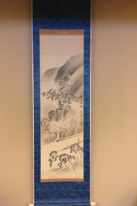 中西耕石 桃花山水図｜古美術・掛け軸の販売・買取・鑑定-松本松栄堂