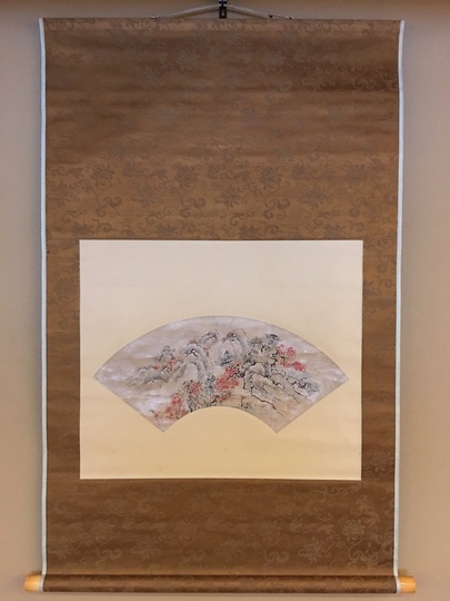 池玉瀾 秋景山水図｜古美術・掛け軸の販売・買取・鑑定-松本松栄堂