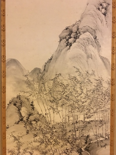 貫名海屋 竹渓書屋之図｜古美術・掛け軸の販売・買取・鑑定-松本松栄堂