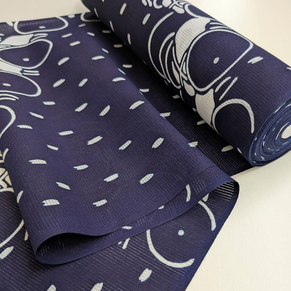 清水敬三郎監修 注染三勝浴衣【田植え】 [250412-sanyu-13] - ￥60,500