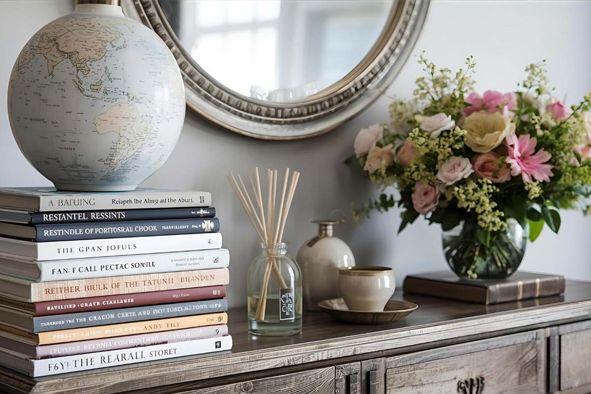 洋書ディスプレイでつくる上質なインテリア。テイスト別の選び方と飾り