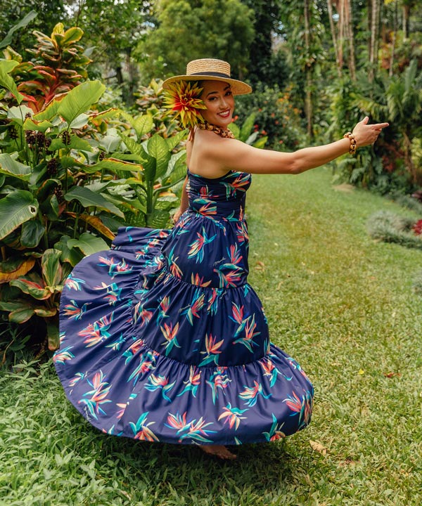 マウナロア【Maunaloa】|フラダンス衣装の専門店|ベアトップドレス