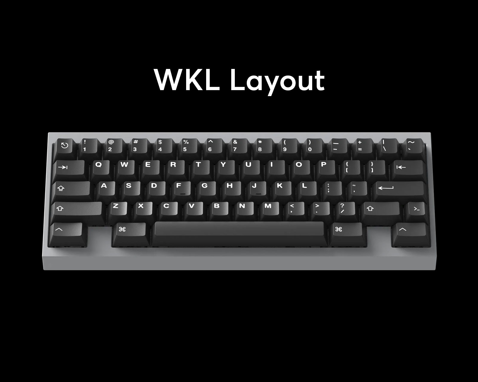 KBDfans TOFU60 2.0 WKL Anodized Black - ISO PCB - MaxGaming.com