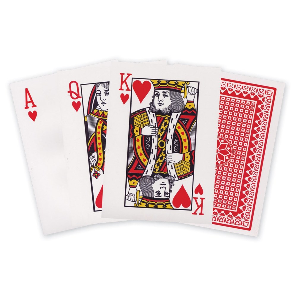 Super Jumbo Playing Cards - 8.25 in. x 11.75 in. cards