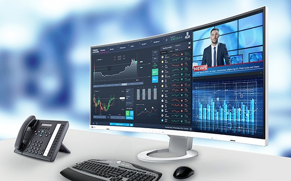 EIZO、同社初のウルトラワイド曲面モニター「FlexScan EV3895」を発表