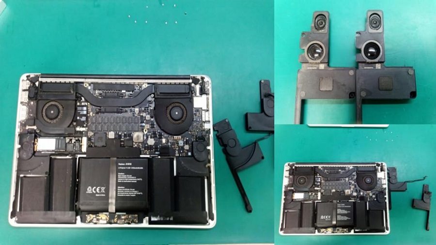 MacBookPro15inch Mid2015 スピーカー交換 | Mac修理はMacLab