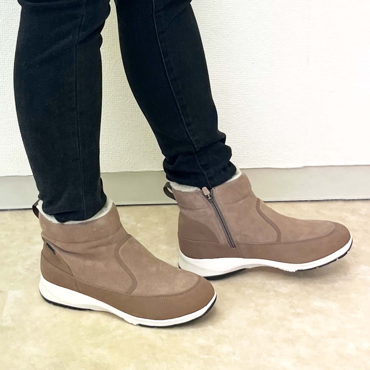 GORE-TEX】マドラスウォーク madras Walk ムートン調カジュアルブーツ