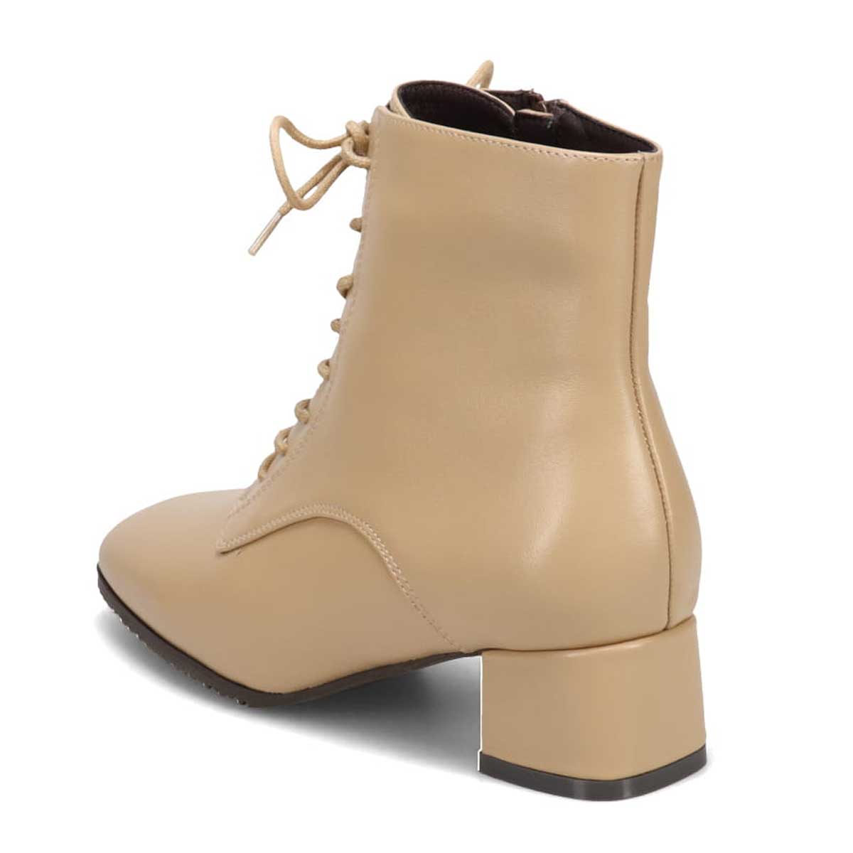 撥水仕様】MODELLO ソフトレザー レースアップショートブーツ DML1908