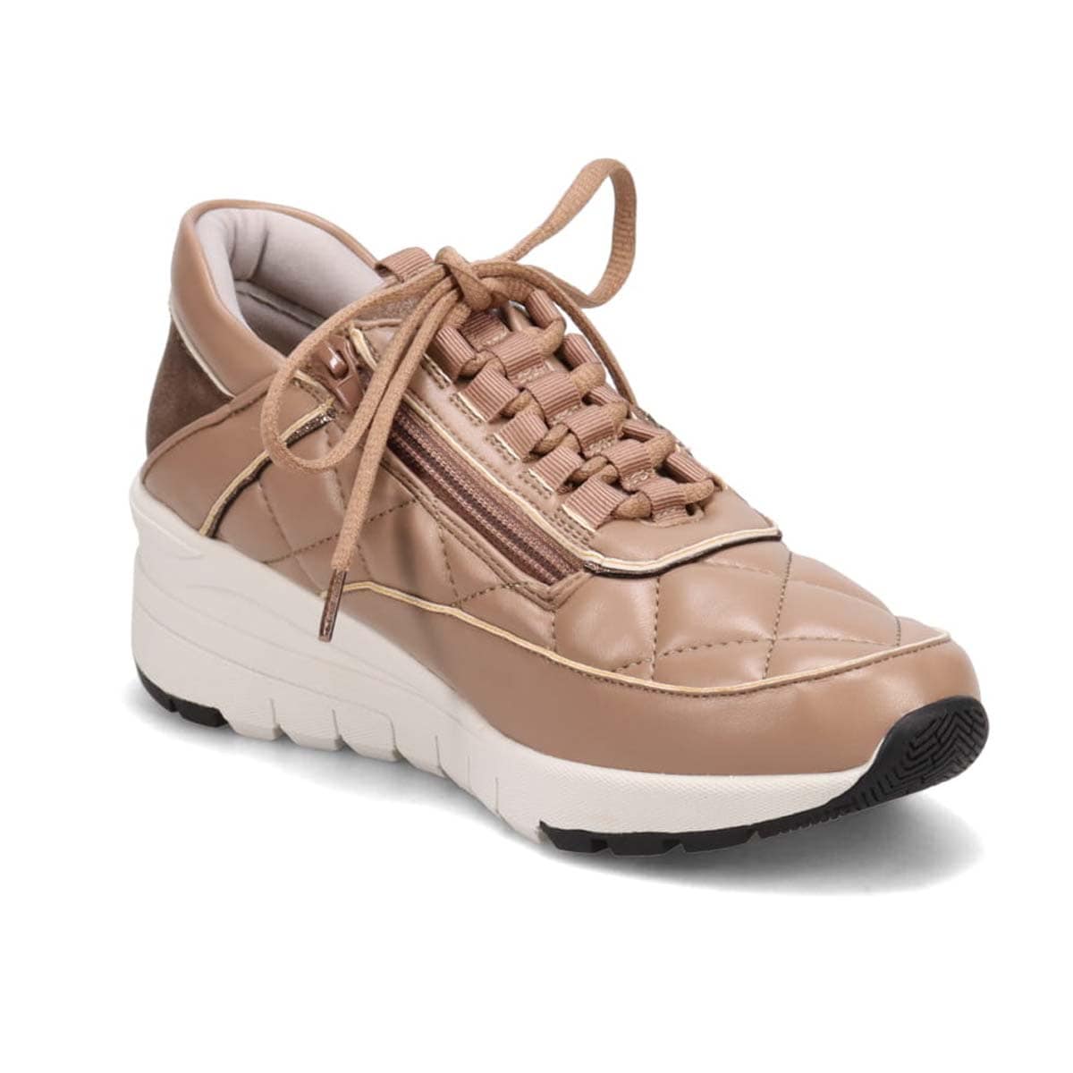 撥水加工】HIROKO KOSHINO ヒールアップスニーカー HKL1202(23.0 BLACK