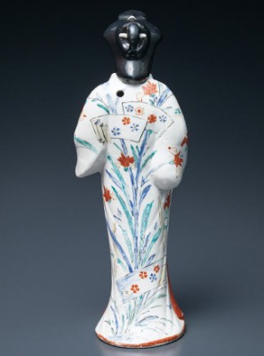 柿右衛門色絵菖蒲文美人人形 | 商品詳細 東洋古陶磁の前坂晴天堂