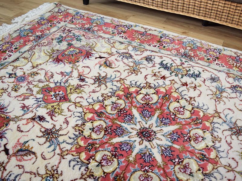 ペルシャ絨毯 ペルシャ絨毯 302x197 手織り 美術品 タブリーズ産