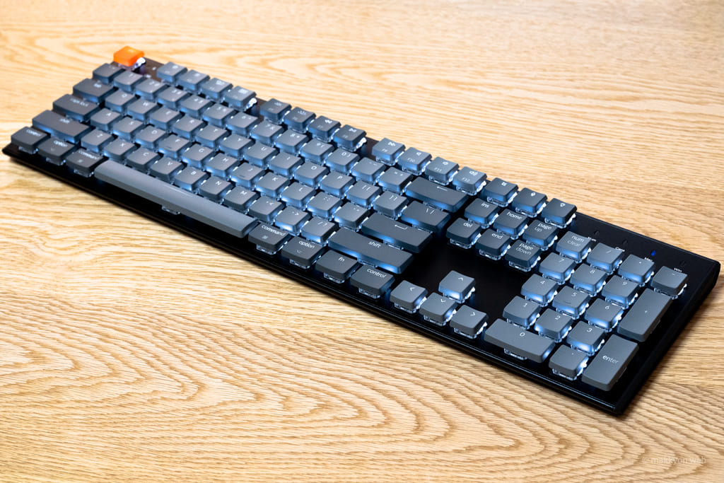 Keychron K1 ワイヤレスメカニカルキーボード Version 4 レビュー／Mac