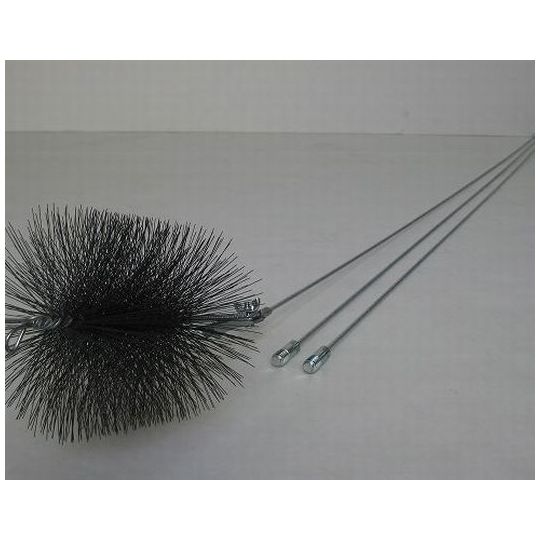 煙突ブラシ 径106mm・121mm ワイヤーセット 商品詳細│薪