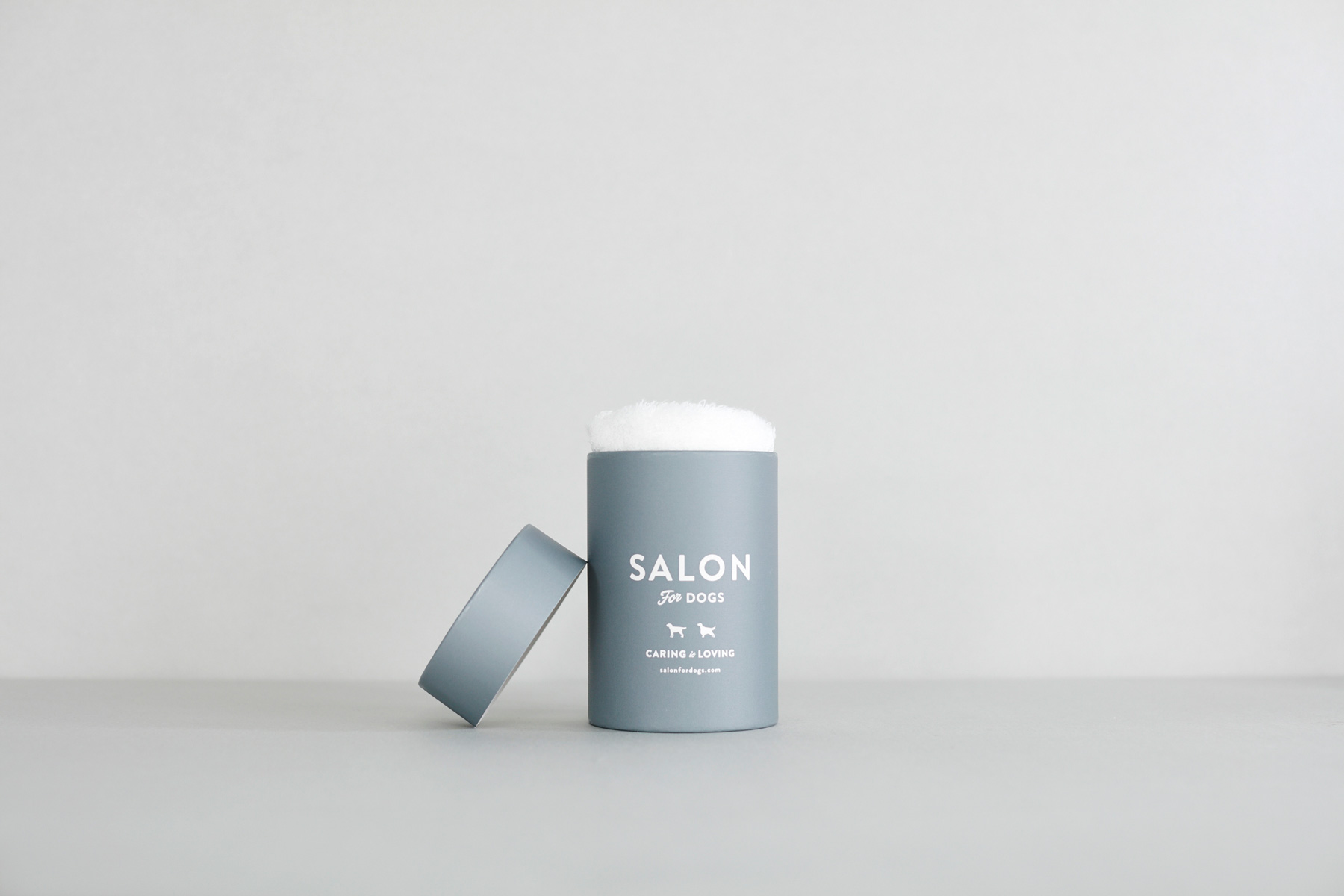 優しいタオル、サロンフォードッグスのシャンプーのセット。今治タオル