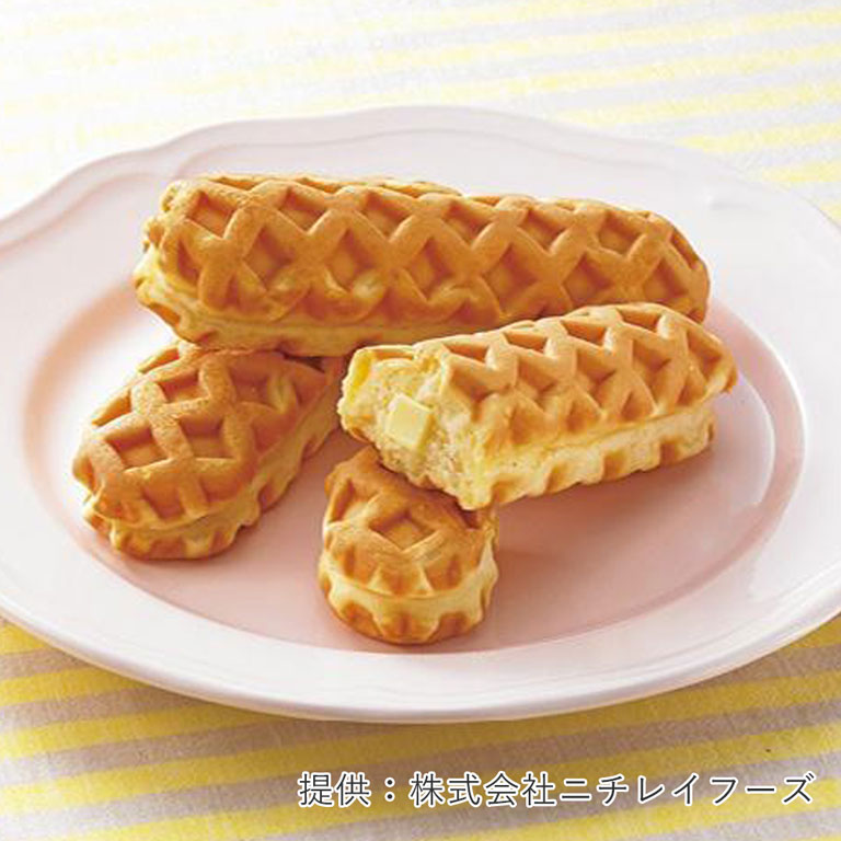 ニチレイ 原宿ドッグ（チーズ） 60g×120 焼成冷凍 ワッフル__