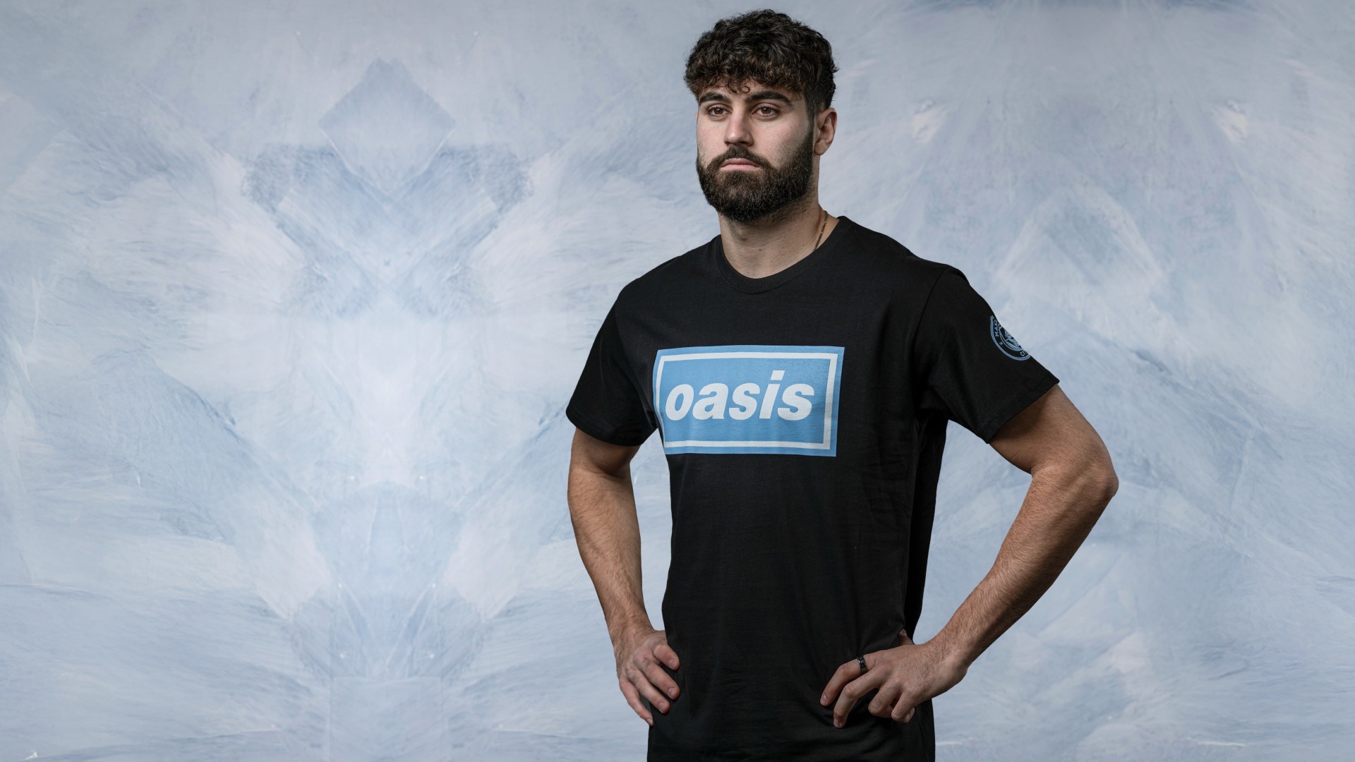 ミュージシャン Manchester City x oasis Logo T-Shirt ミュージシャン