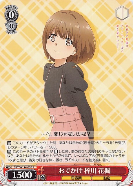 R】おでかけ 梓川 花楓 SBY/W114-050 - マナソース