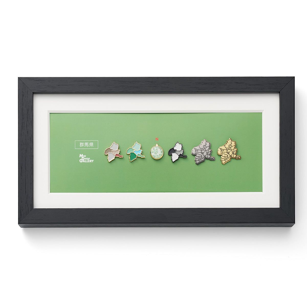 受注生産】ピンバッジ都道府県セット/10群馬県｜地図グッズ｜Map
