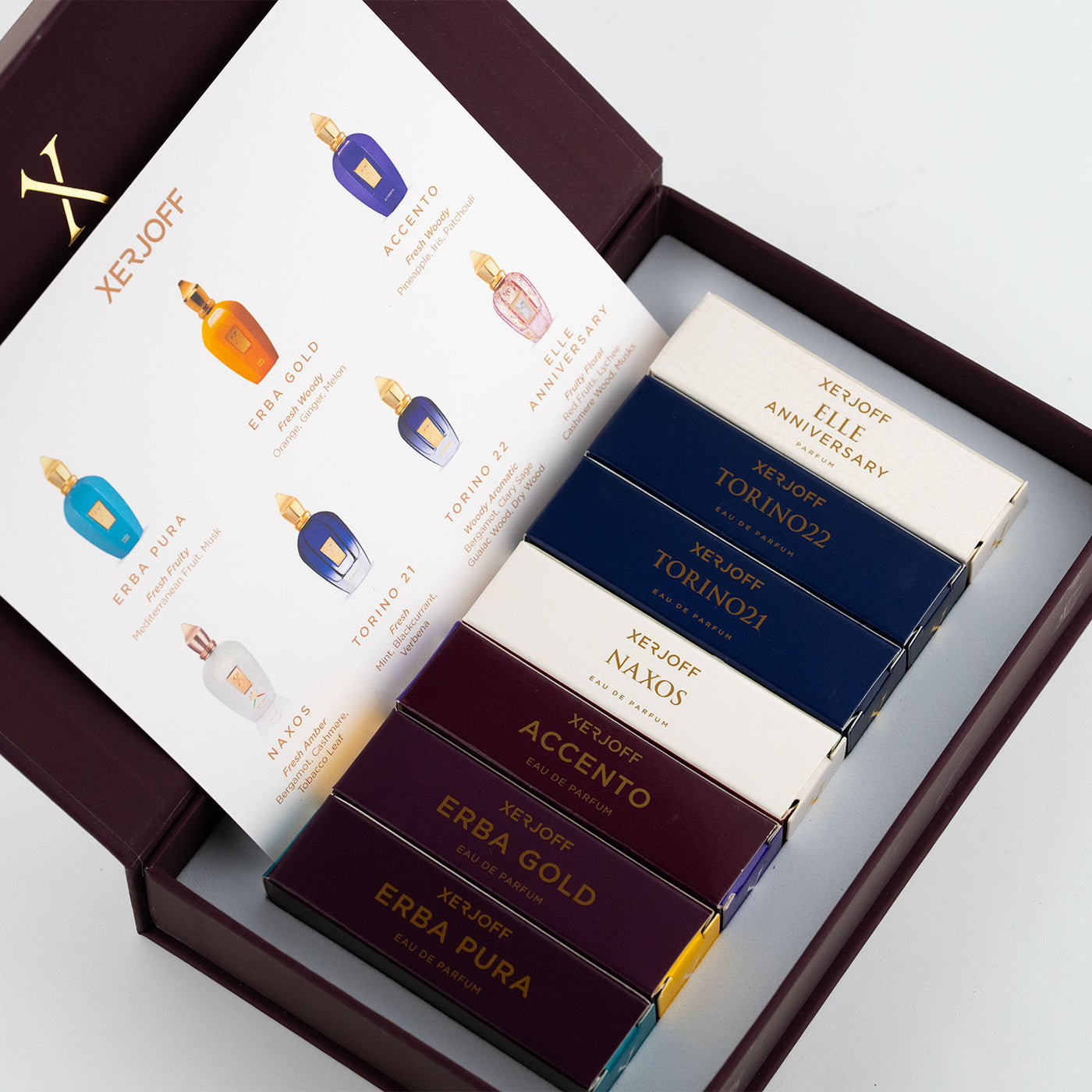 DISCOVERY SET | XERJOFF | 7 x 2 ml – Marc Gebauer