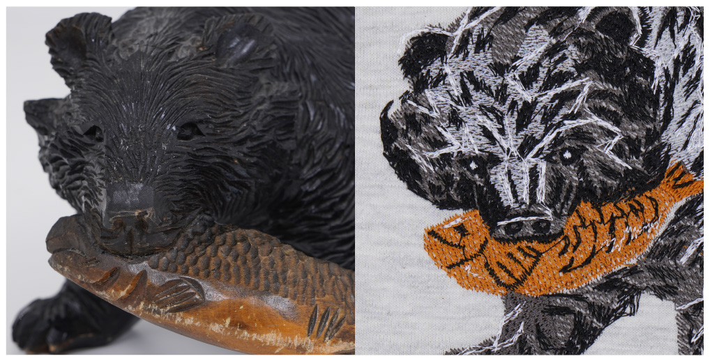 マーブルシュッドと木彫り熊が出会ったぁ | marble SUD マーブルシュッド