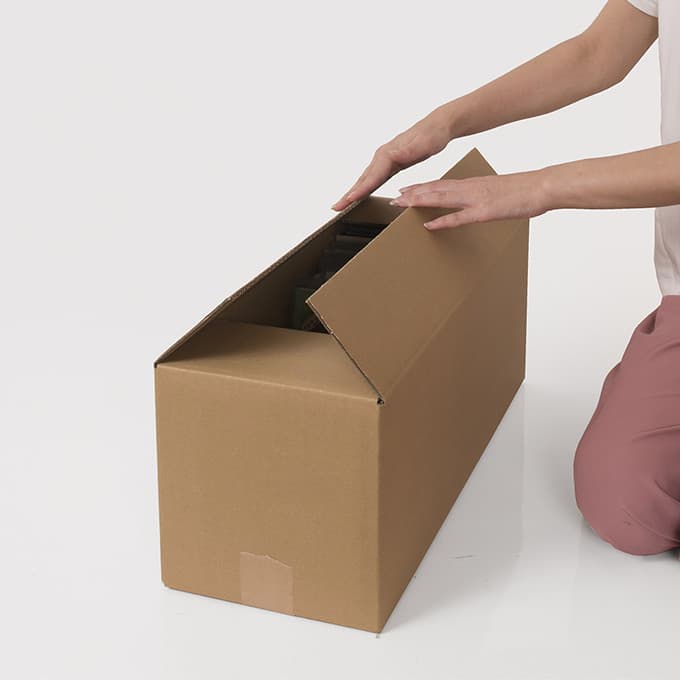 EPレコード用 段ボール箱（ダンボールボックス）EP180枚用（縦置き