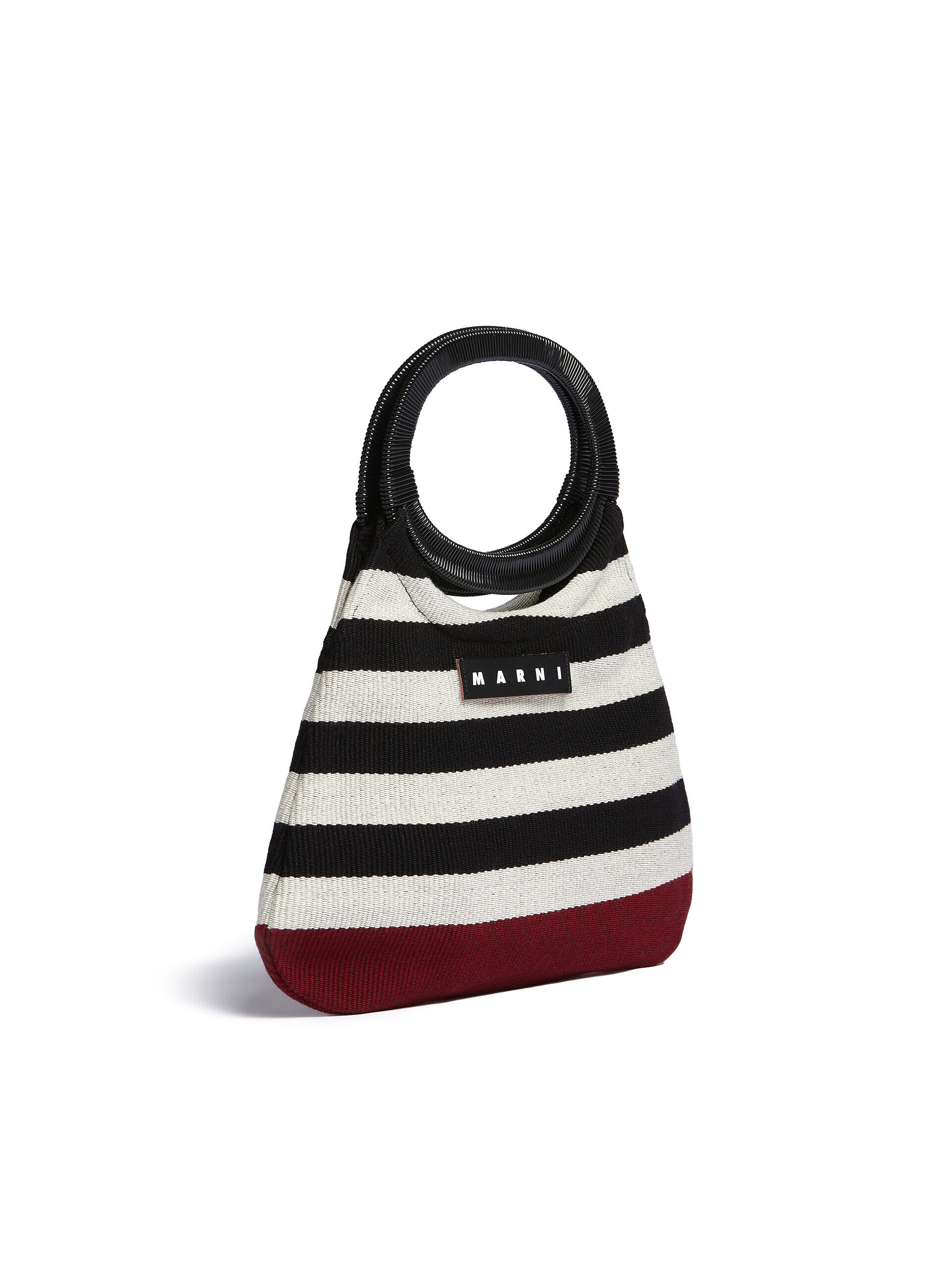 ブラックチェリー MARNI MARKET BOAT BAG | Marni