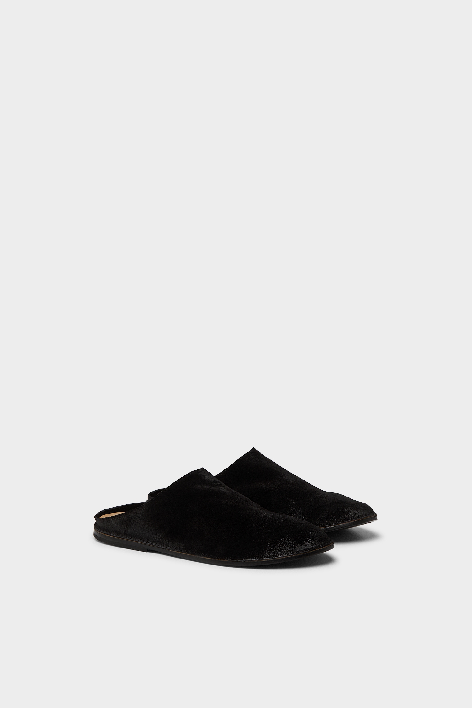 Men's Black Suede Mule Strasacco - Marsèll