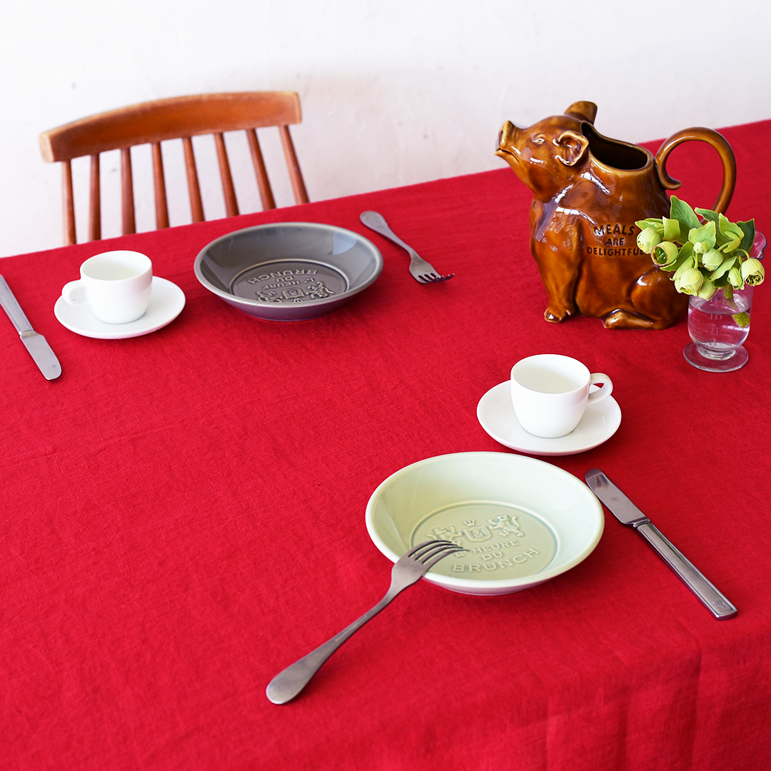 キッチンリネン :: テーブルクロス :: グロッシェ#40(赤) テーブル