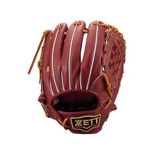 ゼット ZETT プロステイタス硬式グラブ 遊撃手・二塁手用 ボルドー