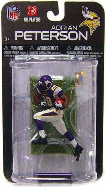 Adrian Peterson Minnesota Vikings mini McFarlane NFL Figure Vikes
