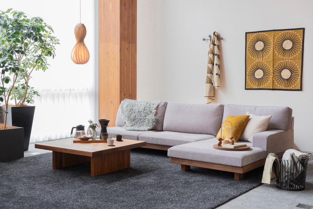 DANISH LOW LIVING TABLE(幅120cm x 奥行75cm x 高さ35cm)の通販