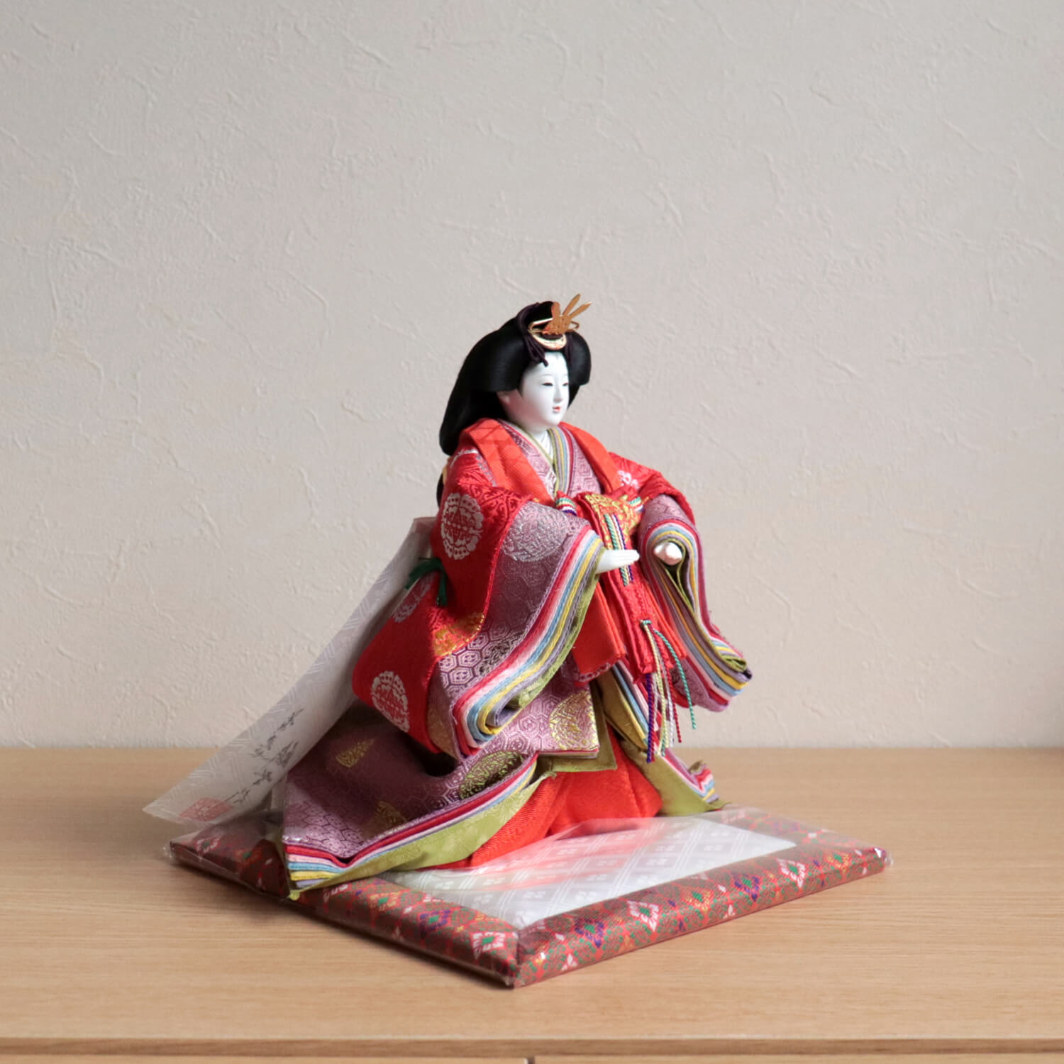雛人形 最高級 京製 ひな人形 おひなさま 平安雛幸 京十一番 立雛 正絹